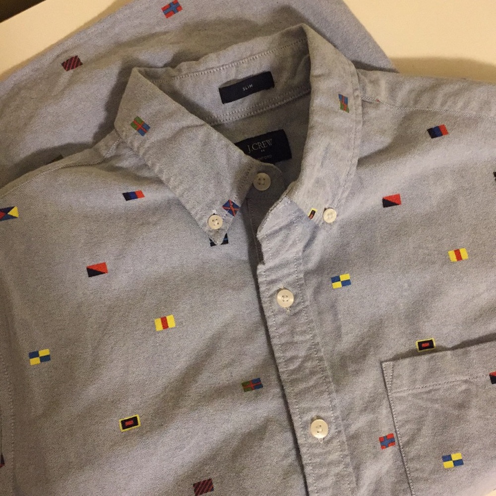 J. Crew short sleeved button down